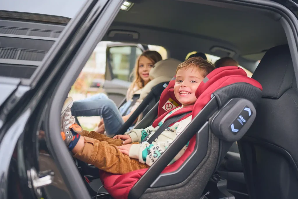 kids in axkid rear facing car seat
